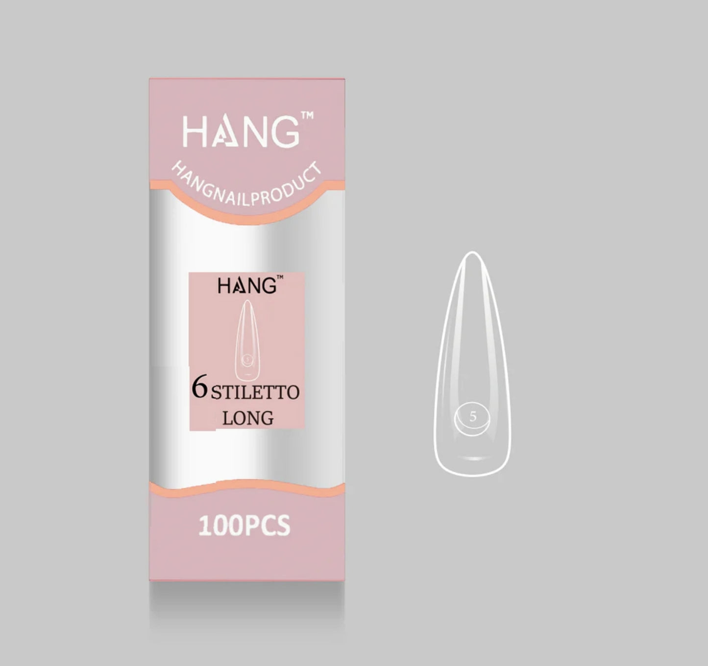 Flex-Gel EX Natural Stiletto Long #6 - WS