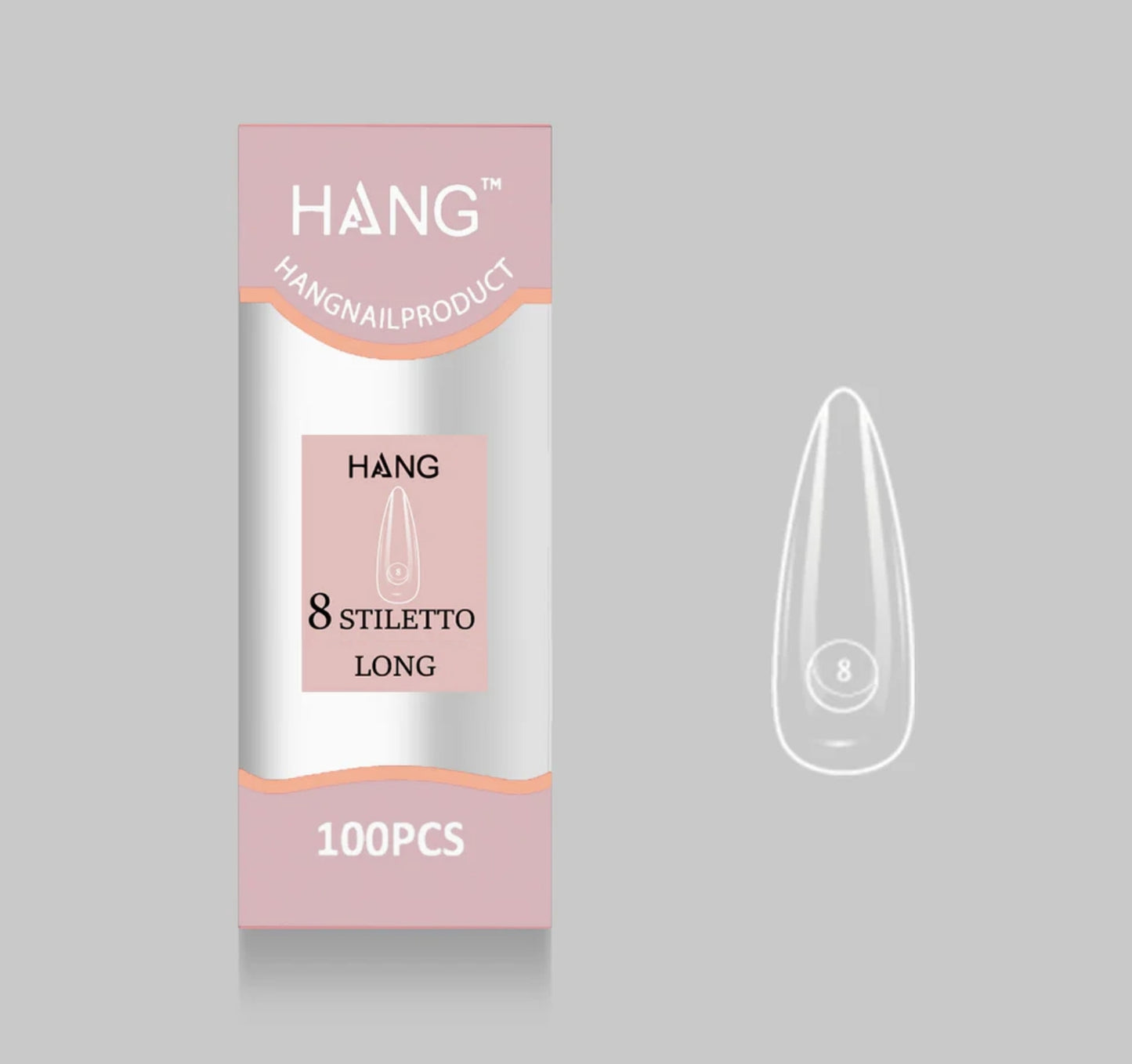 Flex-Gel EX Natural Stiletto Long #8