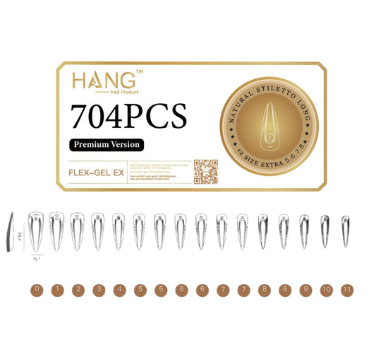 Flex-Gel EX Natural Stiletto Long - WS