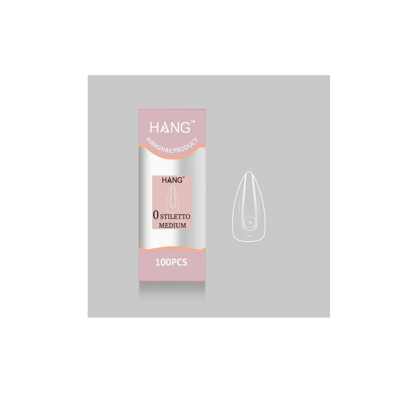 Flex-Gel EX Natural Stiletto Medium #0