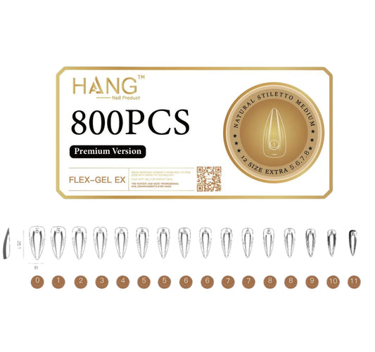 Flex-Gel EX Natural Stiletto Medium