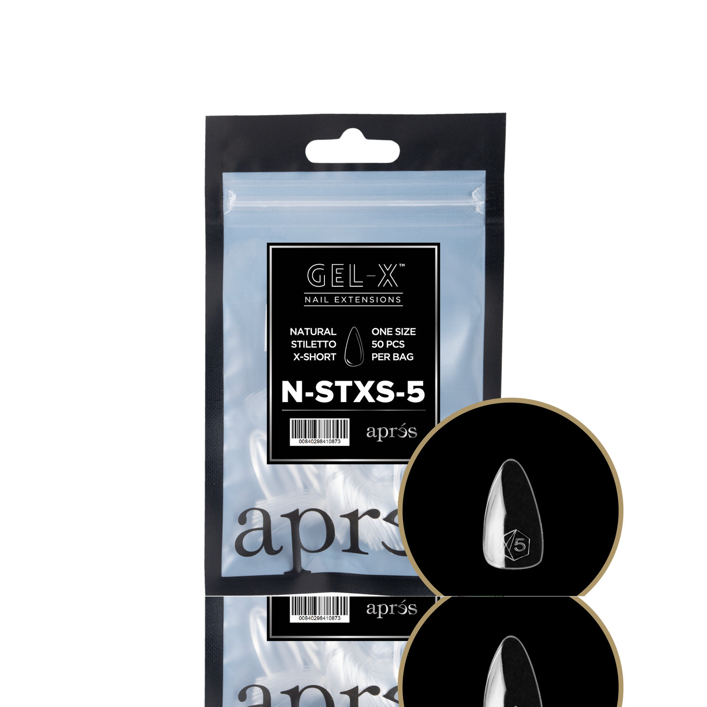 Natural Stiletto X-Short 2.0 #5