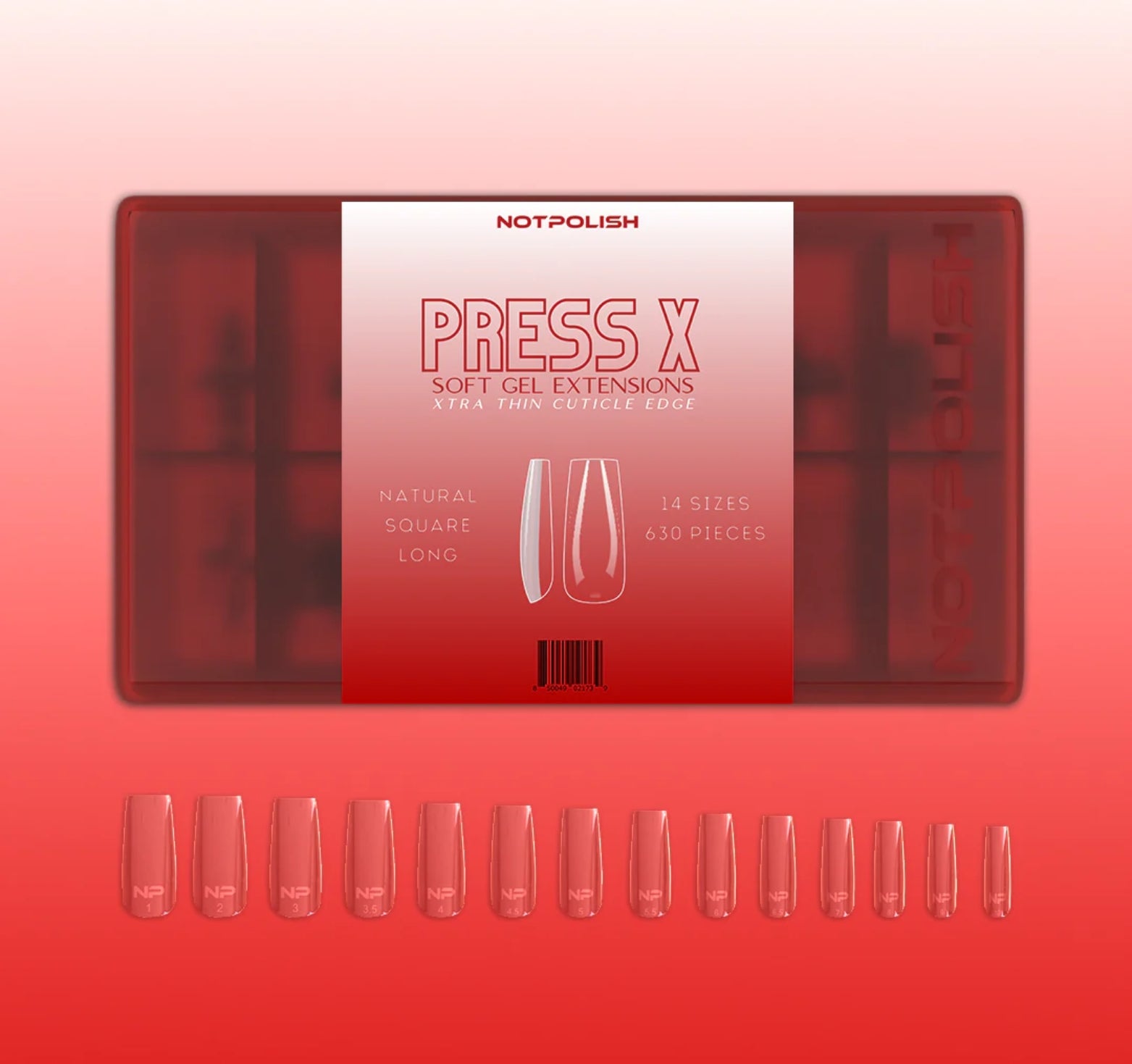 Press X - Natural Square Long