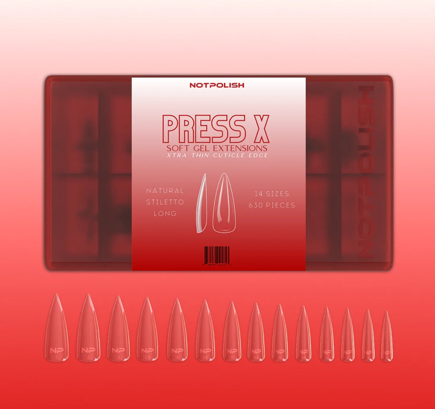 Press X - Natural Stiletto Long