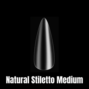 Natural Stiletto Medium #6