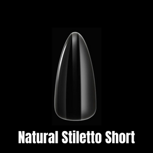 Natural Stiletto Short #0