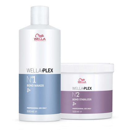 Wella Wellaplex No 1 Bond Maker ve No 2 Bond Stabilizer salon kiti