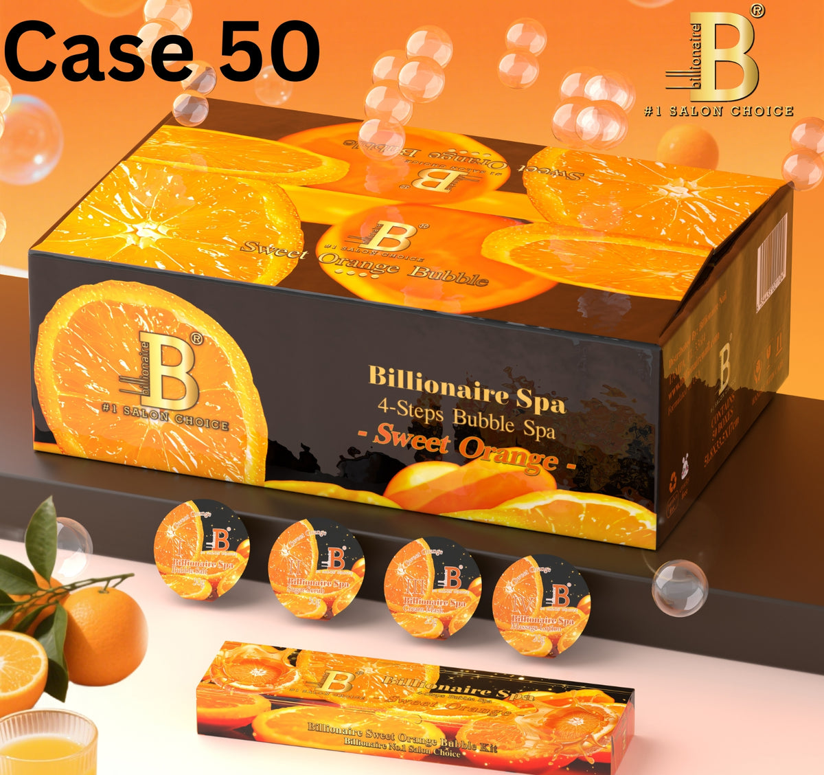 4 Step Bubble - Sweet Orange CASE