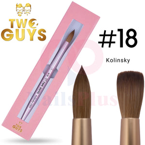 Acrylic Brush #18 - Gold