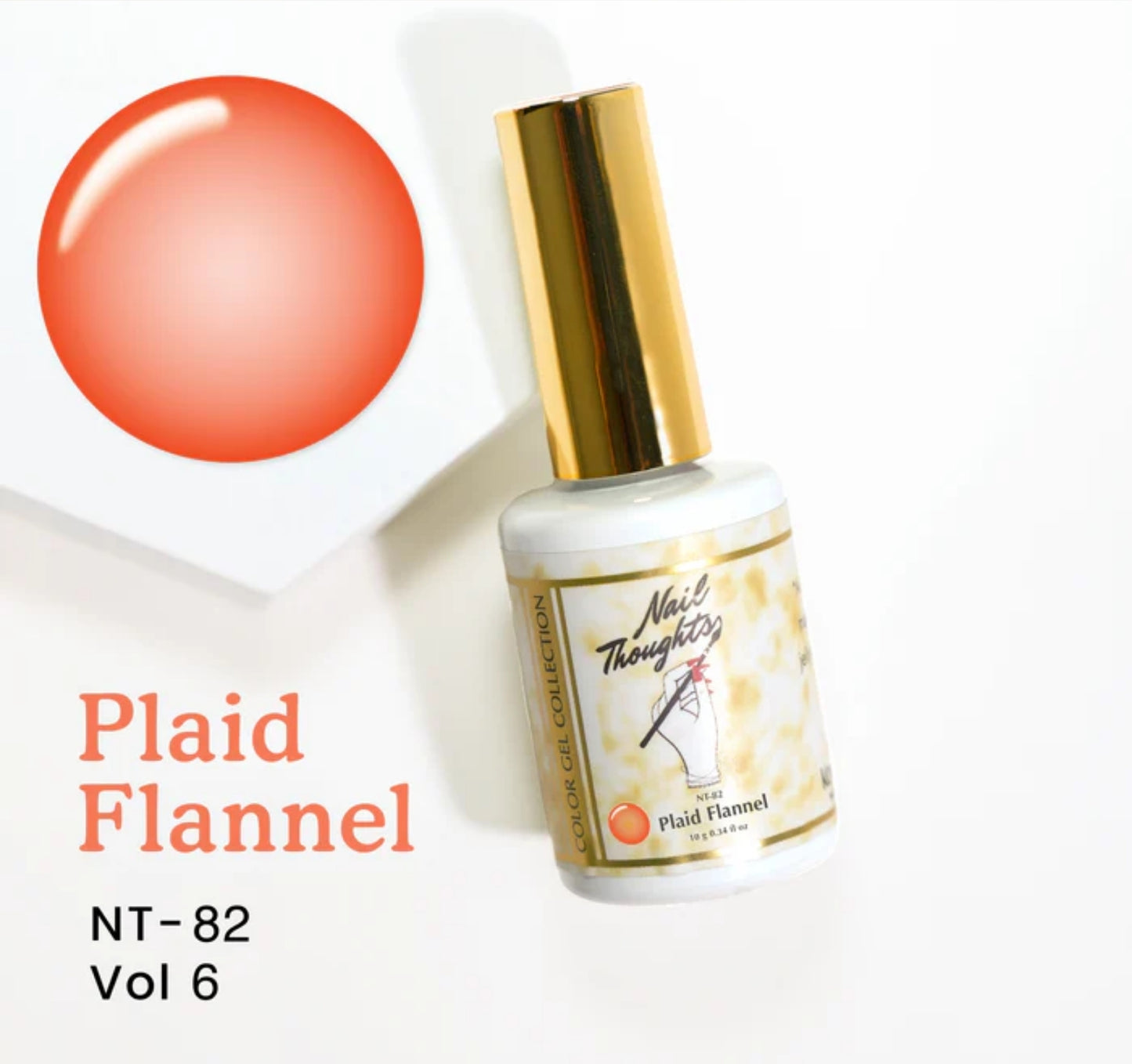 Nail Thoughts Gel Polish Plaid Flannel