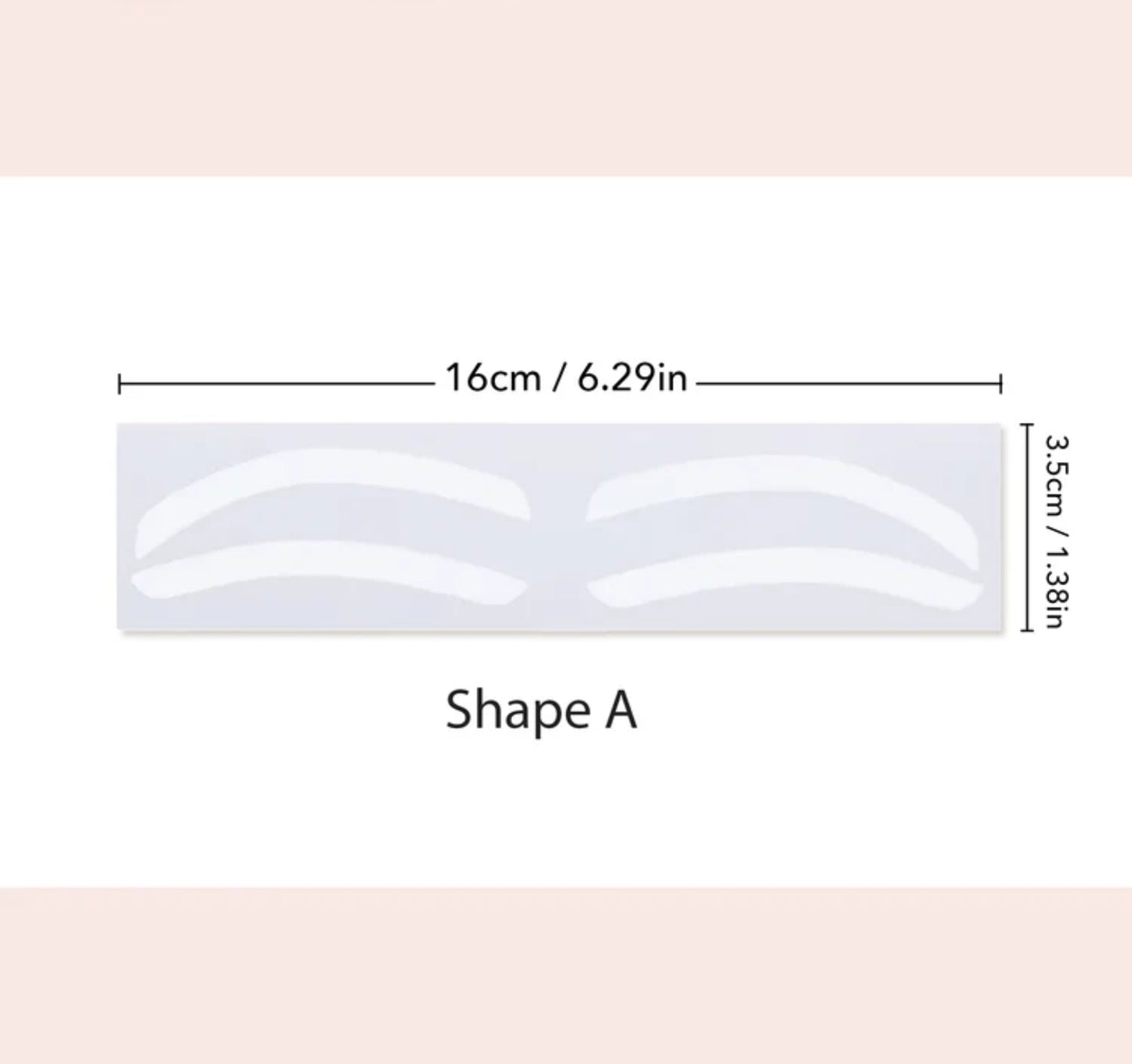 Eyebrow Shaping Guide - Shape A  Soft Arch