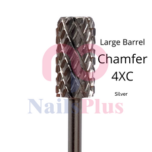 Large Barrel - Chamfer - 4XC - Silver