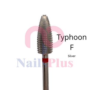 Typhoon Bit - F - Silver - WS