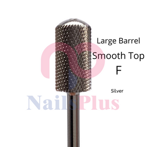 Large Barrel - Smooth Top - F - Silver