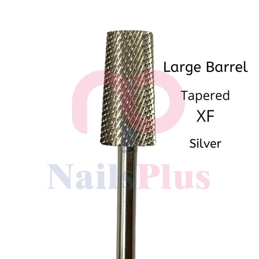 Large Barrel - Tapered - XF - Silver