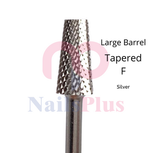 Large Barrel - Tapered - F - Silver - WS