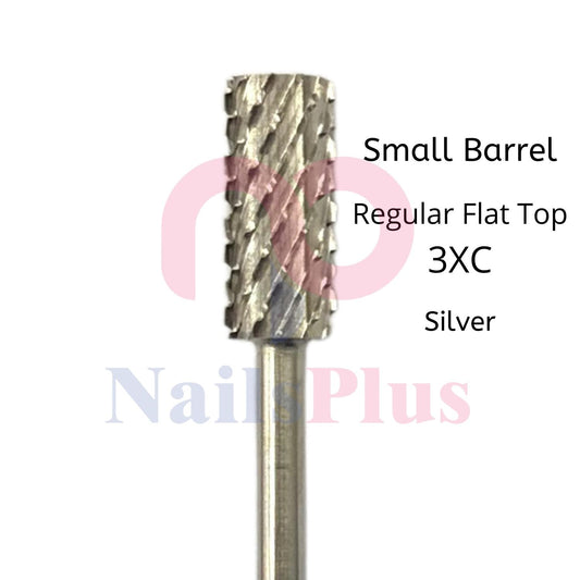 Small Barrel - Regular Flat Top - 3XC - Silver