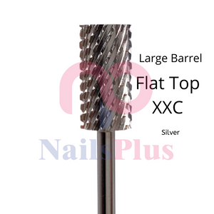 Large Barrel - Regular Flat Top - XXC - Silver