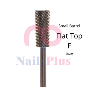 Small Barrel - Regular Flat Top - F - Silver