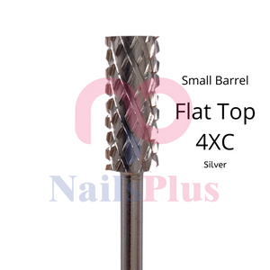 Small Barrel - Regular Flat Top - 4XC - Silver