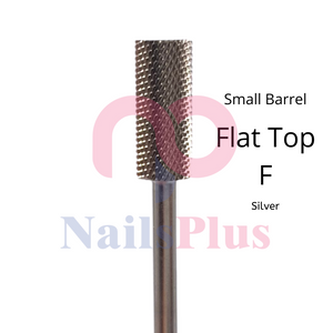 Small Barrel - Regular Flat Top - F - Silver - WS