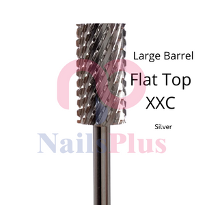 Large Barrel - Regular Flat Top - XXC - Silver - WS