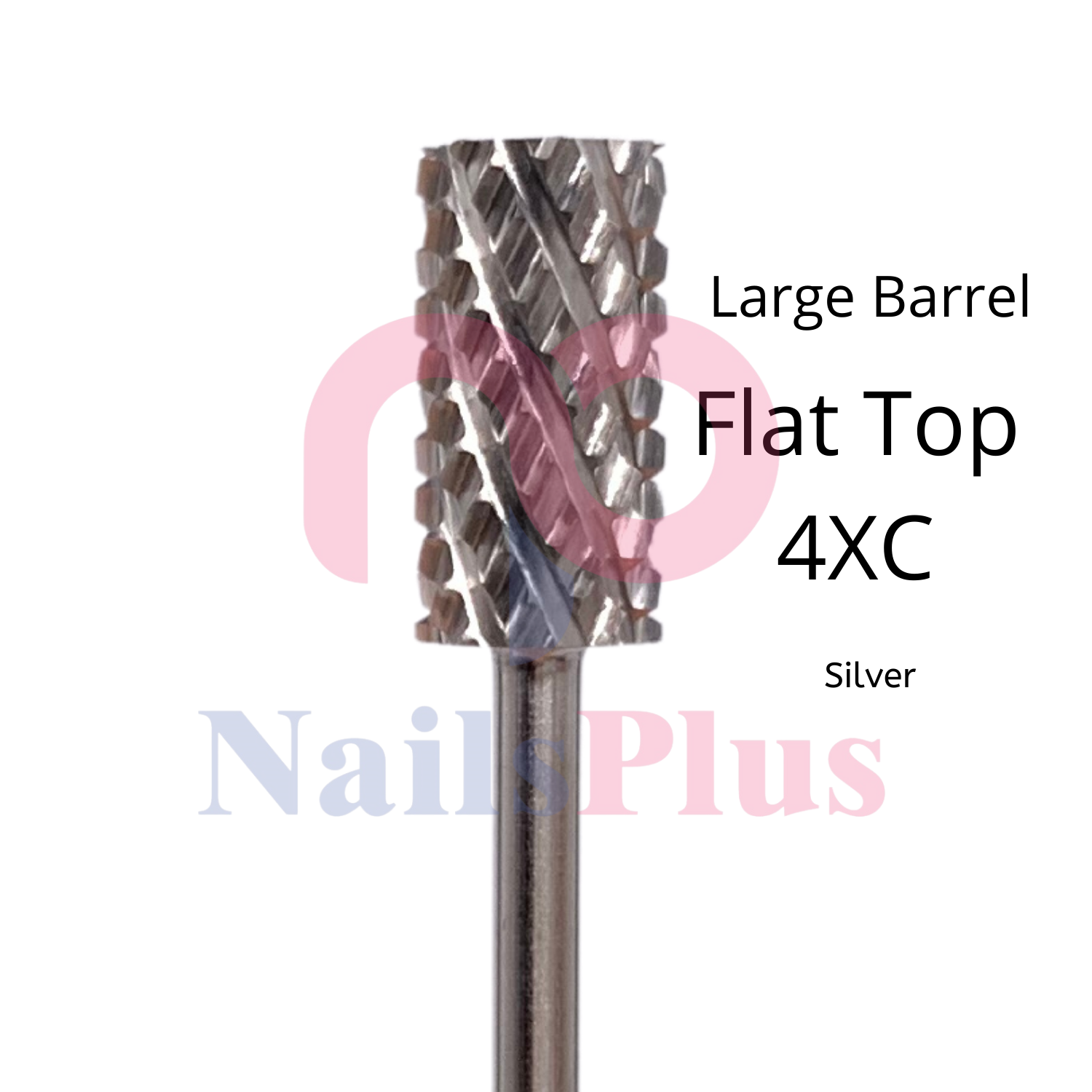 Large Barrel - Regular Flat Top - 4XC - Silver