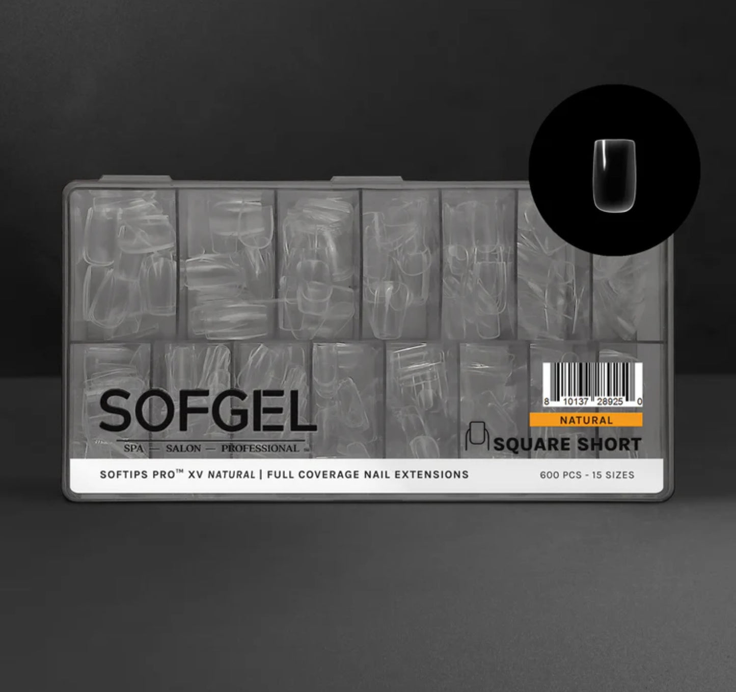 Gel-X Tips - XV Natural Square Short