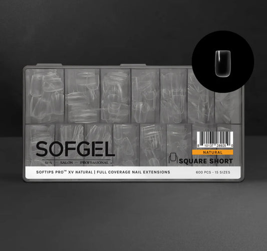 Gel-X Tips - XV Natural Square Short