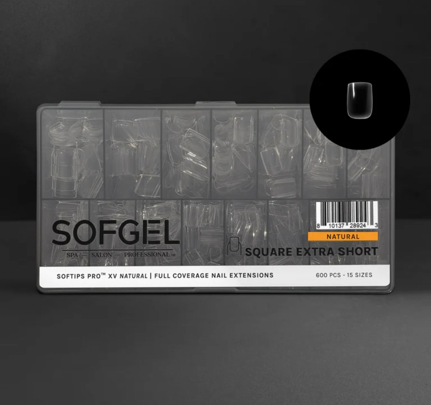 Gel-X Tips - XV Natural Square X-Short