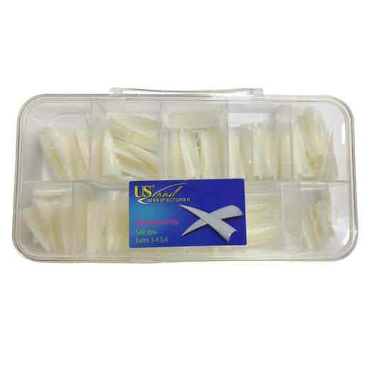 Stiletto Natural Nail Tip Box - WS