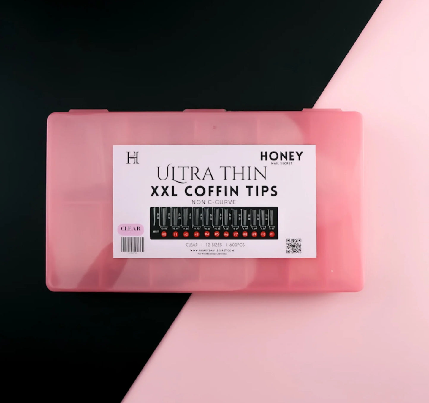 No C-Curve Ultra Thin 2XL Coffin Tips