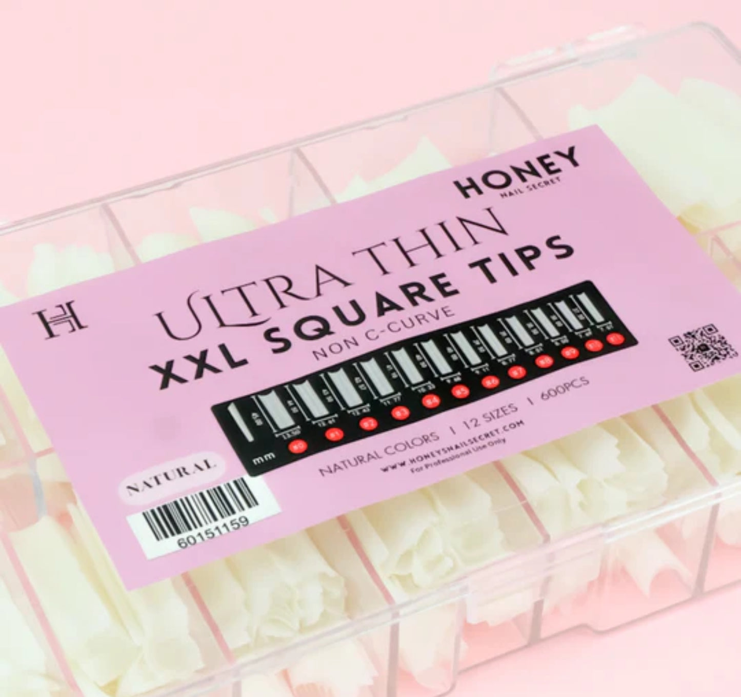 No C-Curve Ultra Thin 2XL Square Tips