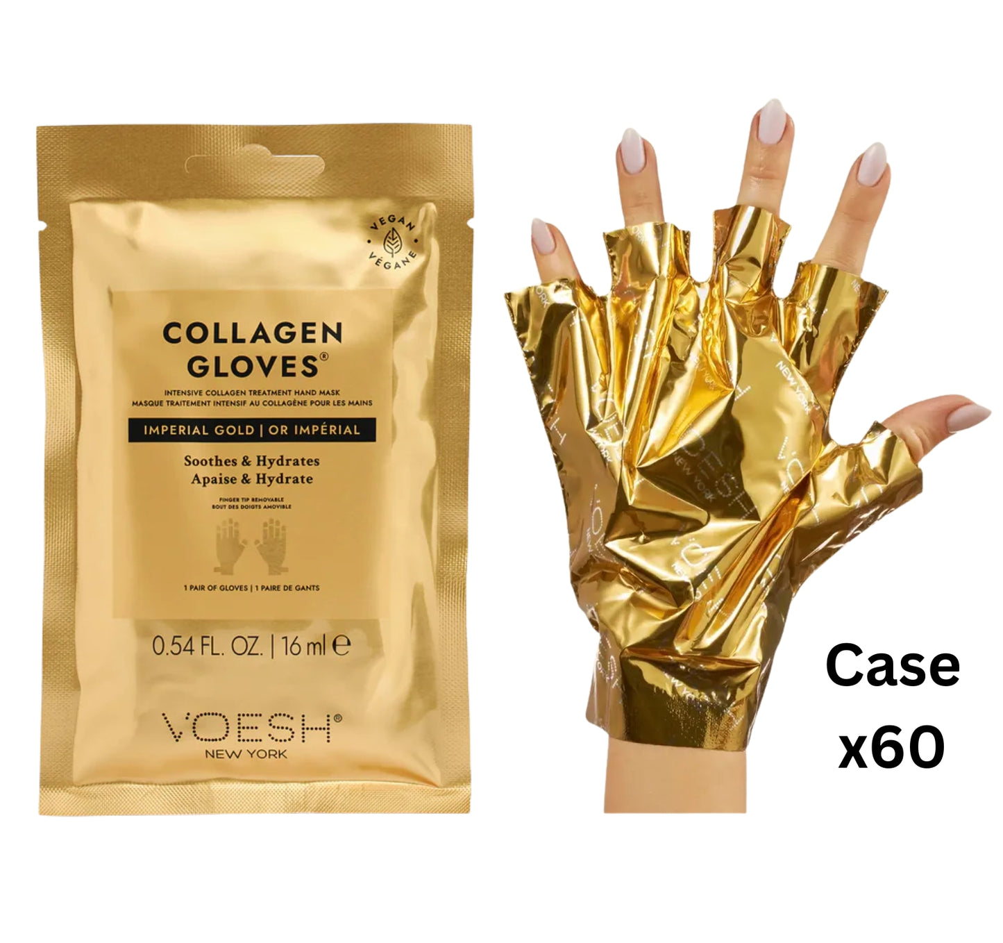 Collagen Gloves 24K Gold