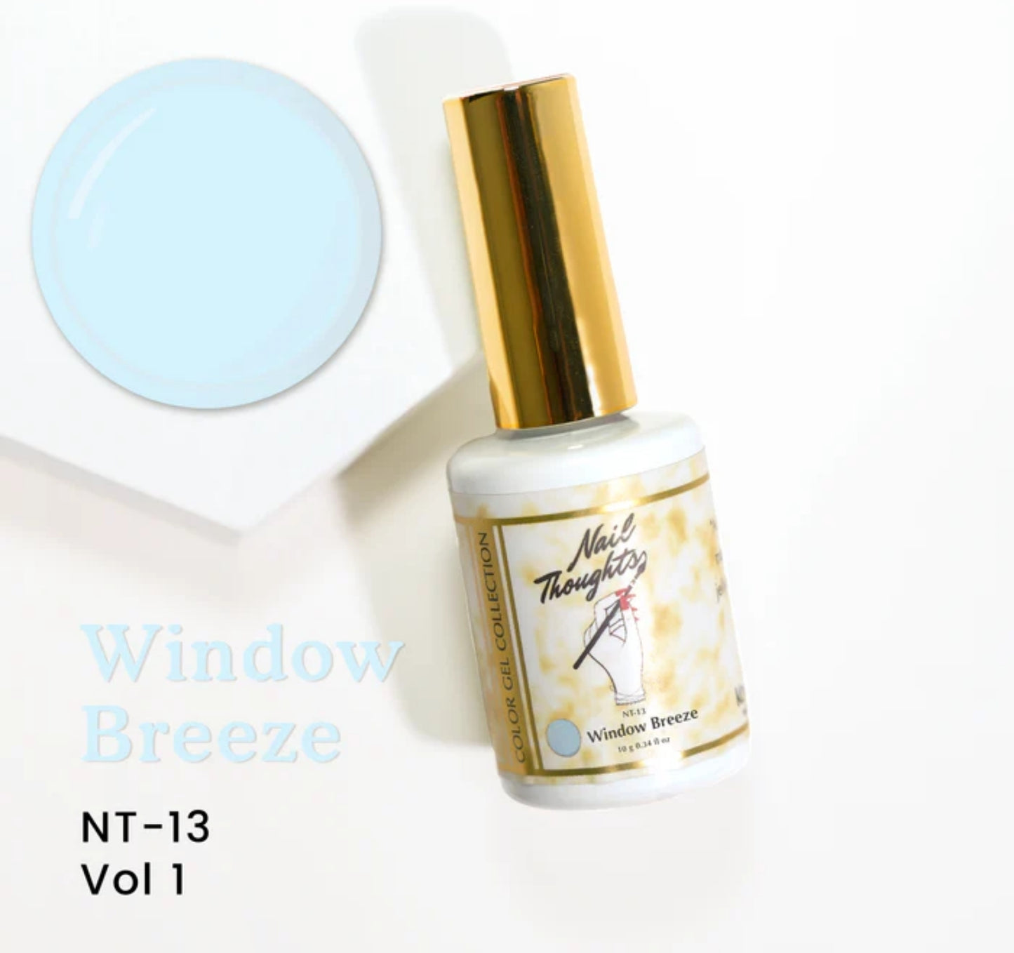 Nail Thoughts Gel Polish Window Breeze