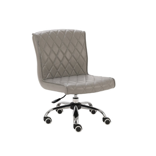 Delia Pedicure Stool - Gray