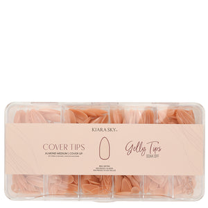 Gelly Tips - Almond Medium - Cover Up