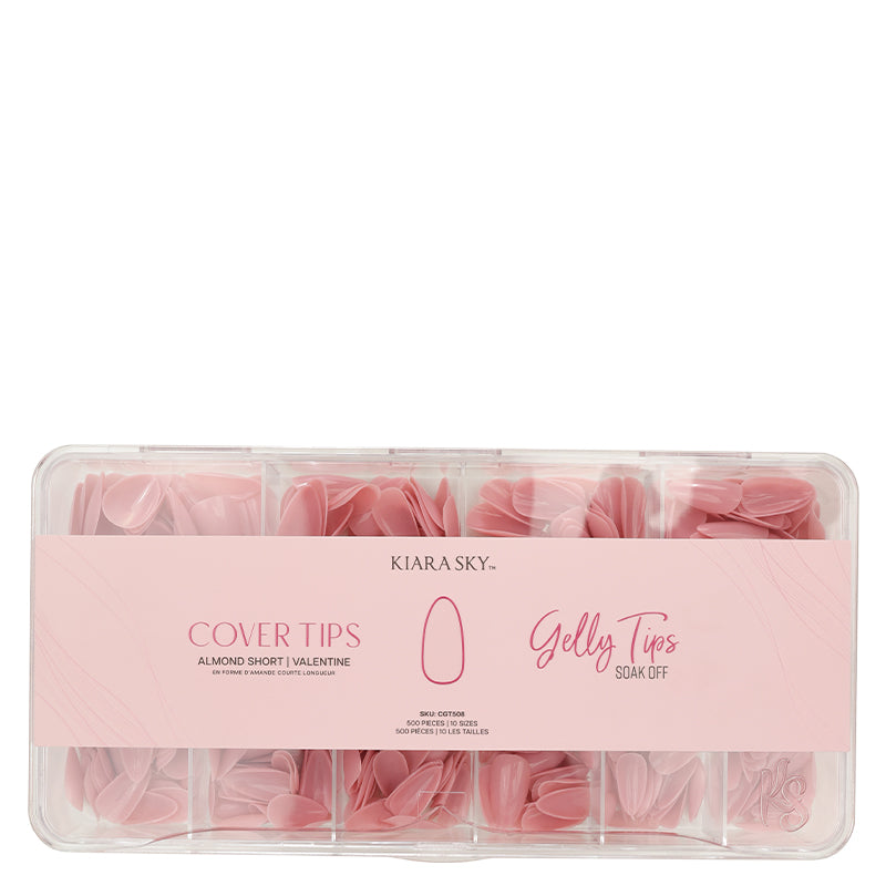 Gelly Tips - Almond Short - Valentine