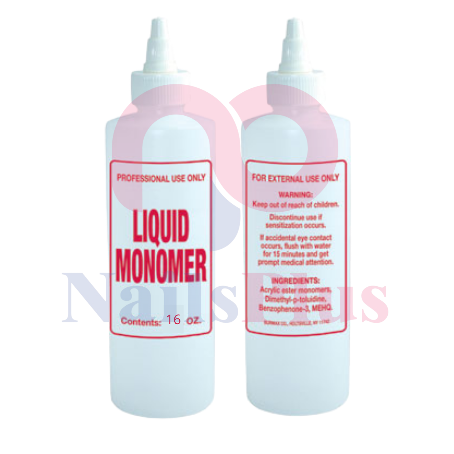 Empty Liquid Monomer Bottle