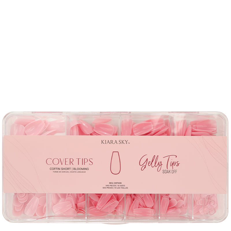 Gelly Tips - Coffin Short - Blooming
