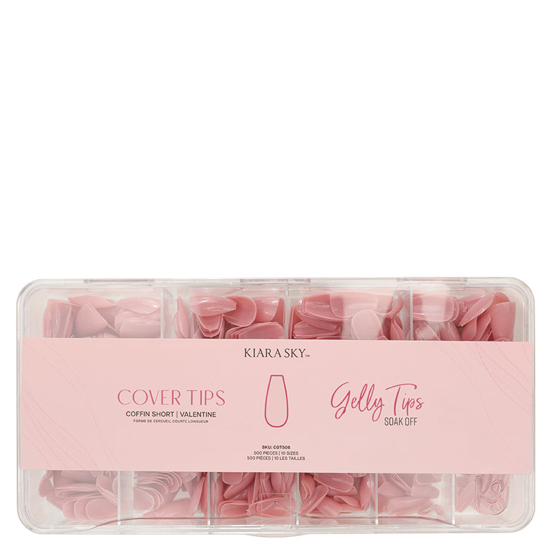 Gelly Tips - Coffin Short - Valentine