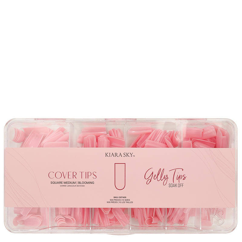 Gelly Tips - Square Medium - Blooming