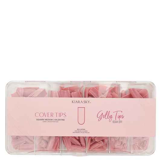 Gelly Tips - Square Medium - Valentine