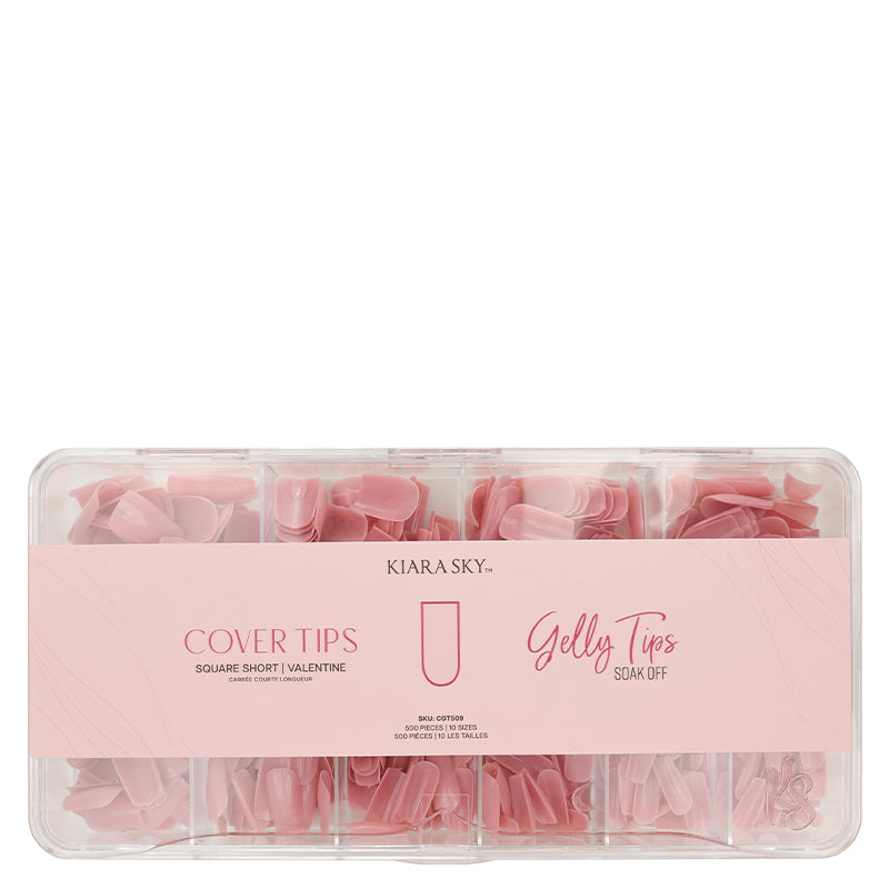 Gelly Tips - Square Short - Valentine