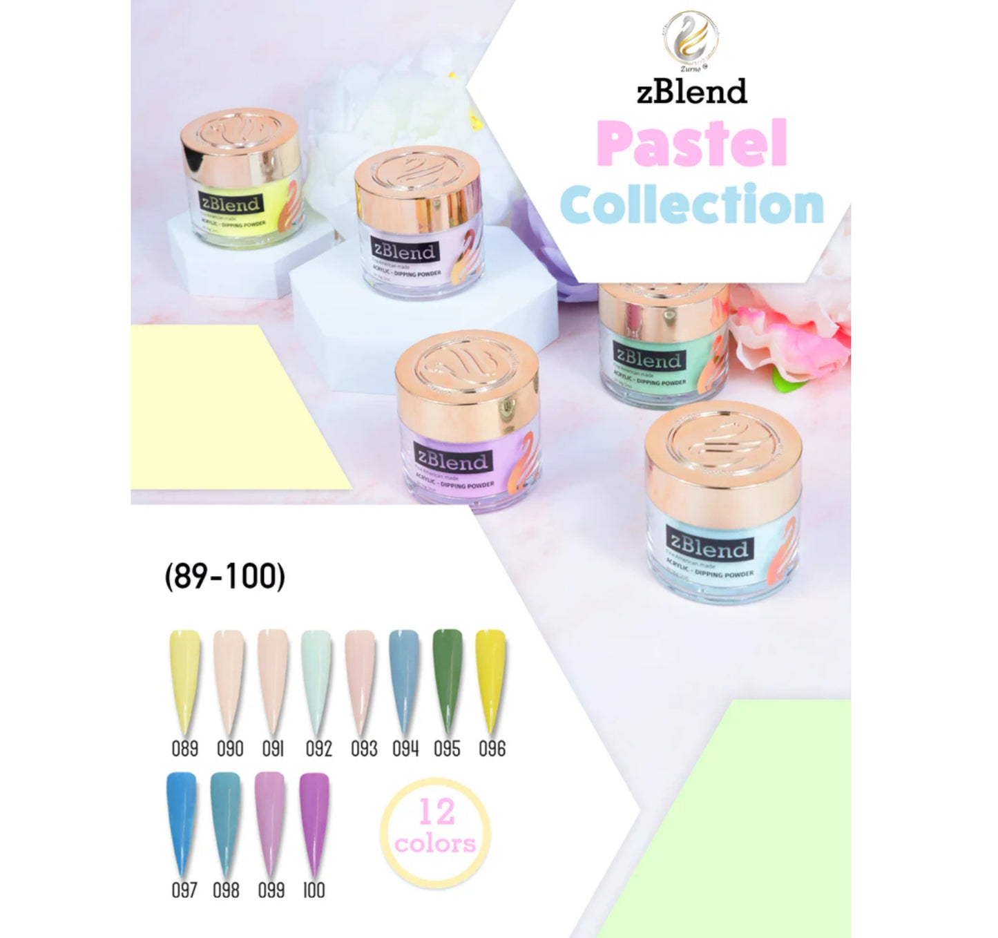 Powder zBlend Pastel Collection #089-100