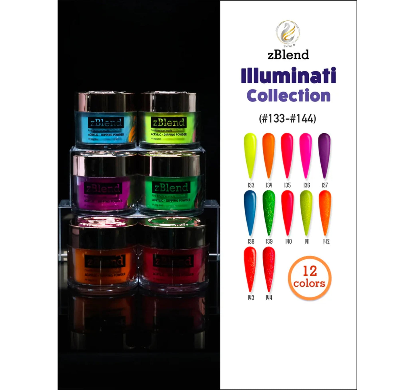 Powder zBlend Illuminati Collection #133-144