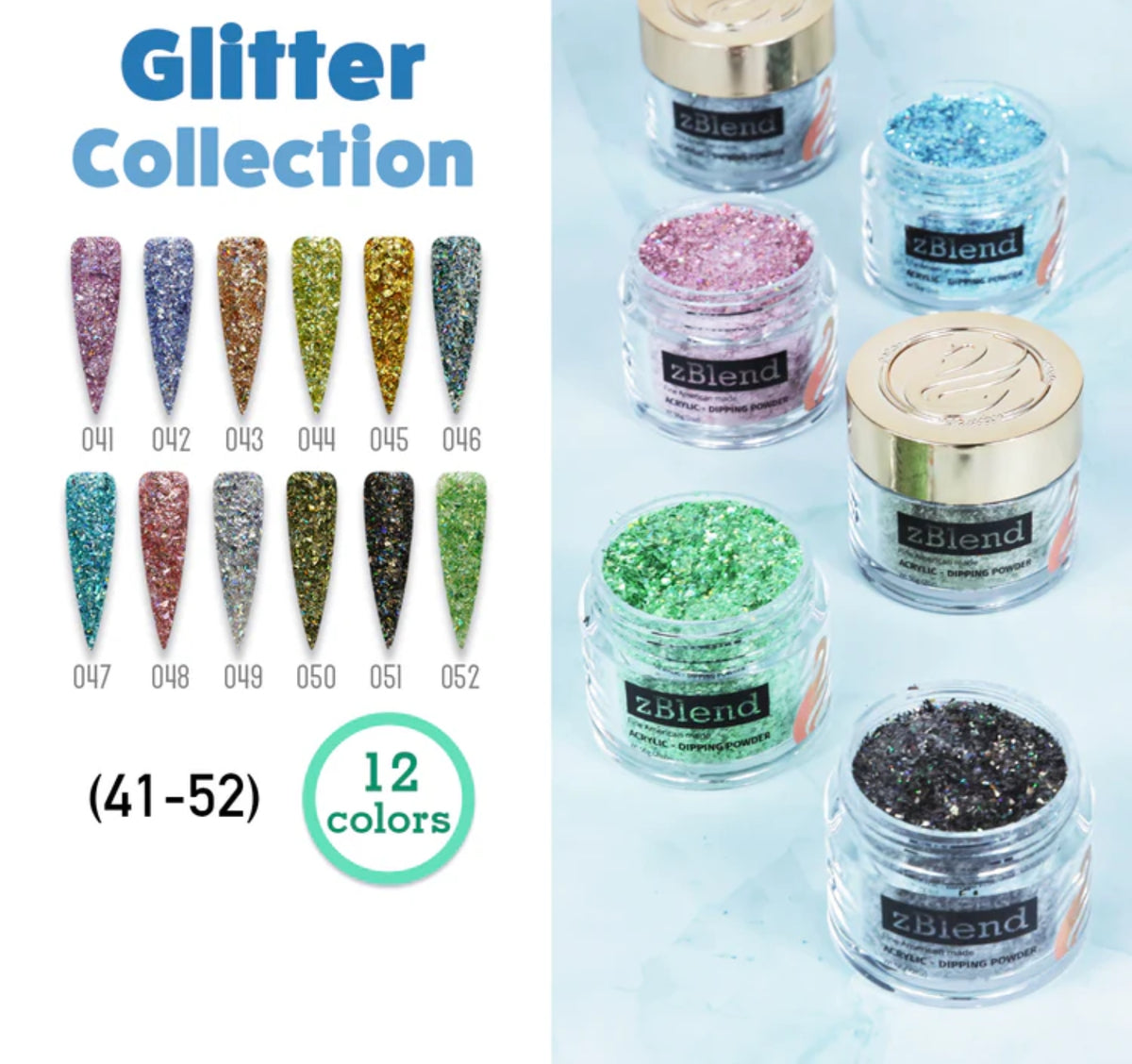 Powder zBlend Glitter Collection #041-052