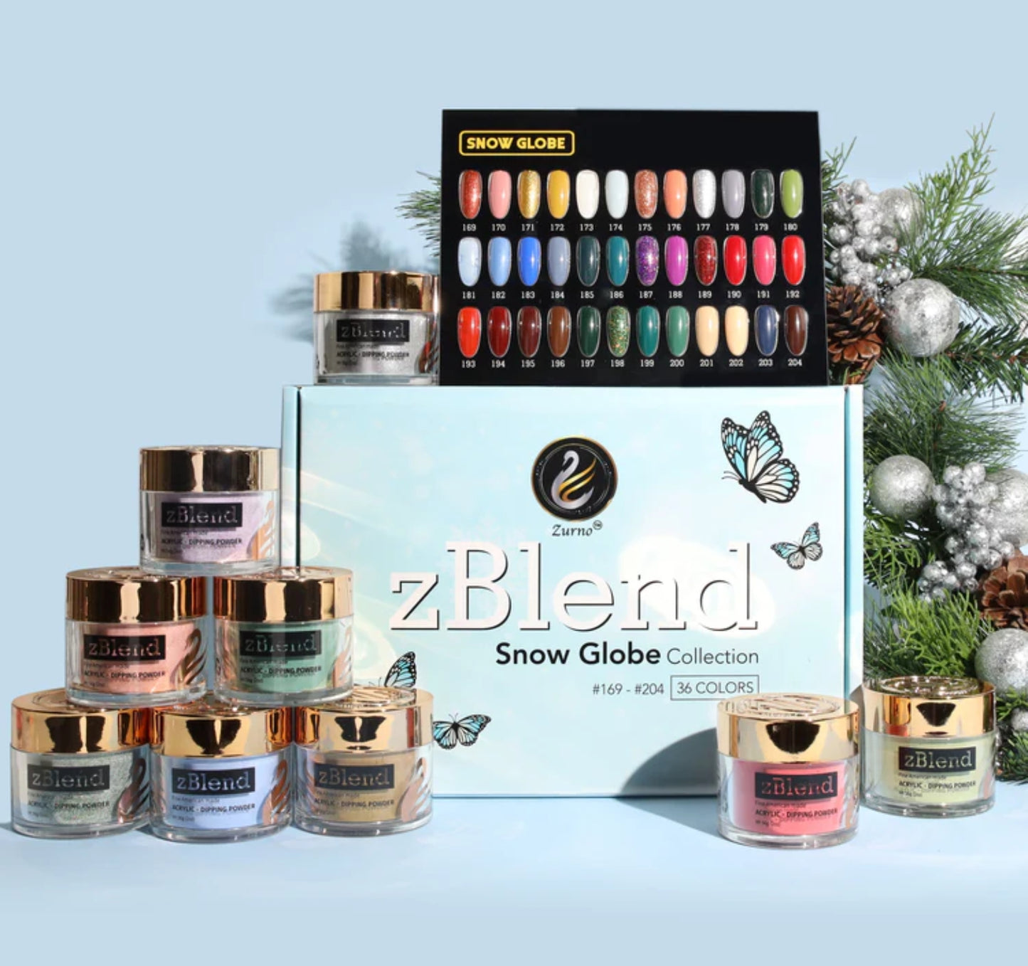 Powder zBlend Snow Globe Collection #169-204