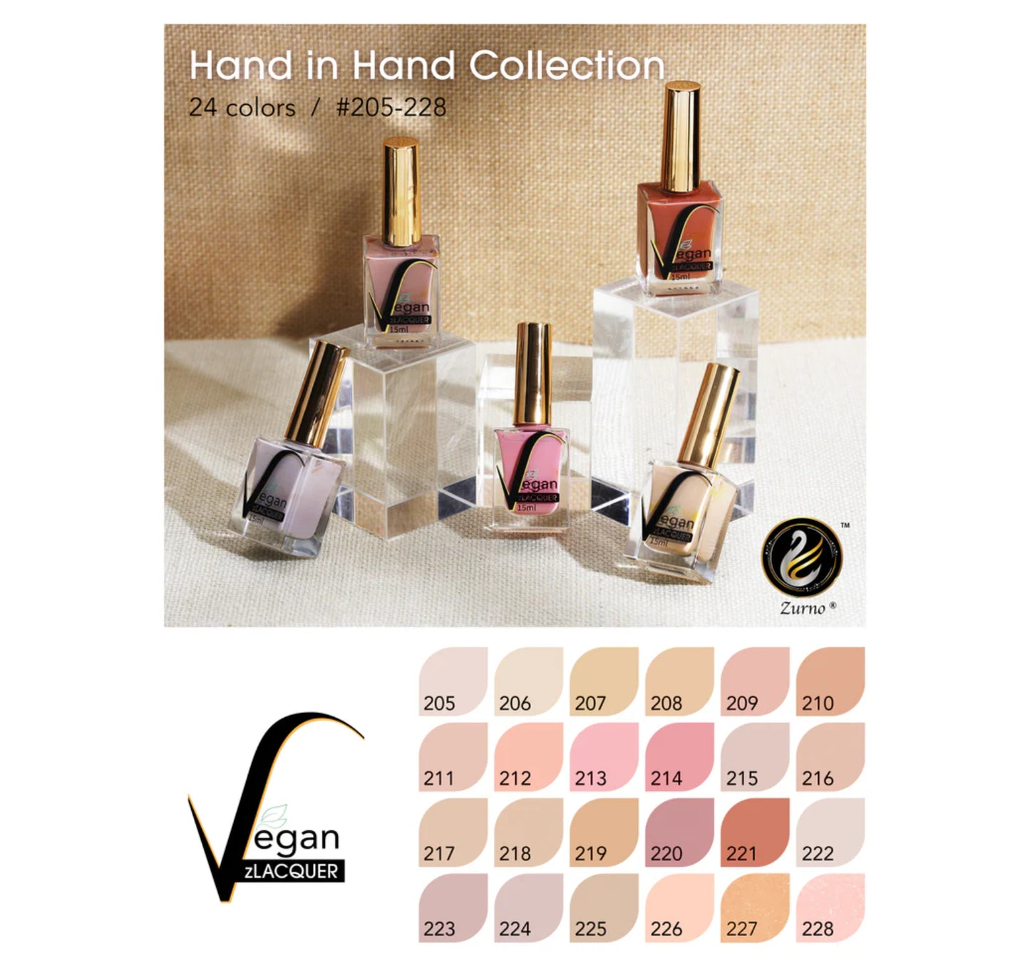 Polish zLacquer Hand In Hand Collection #205-228