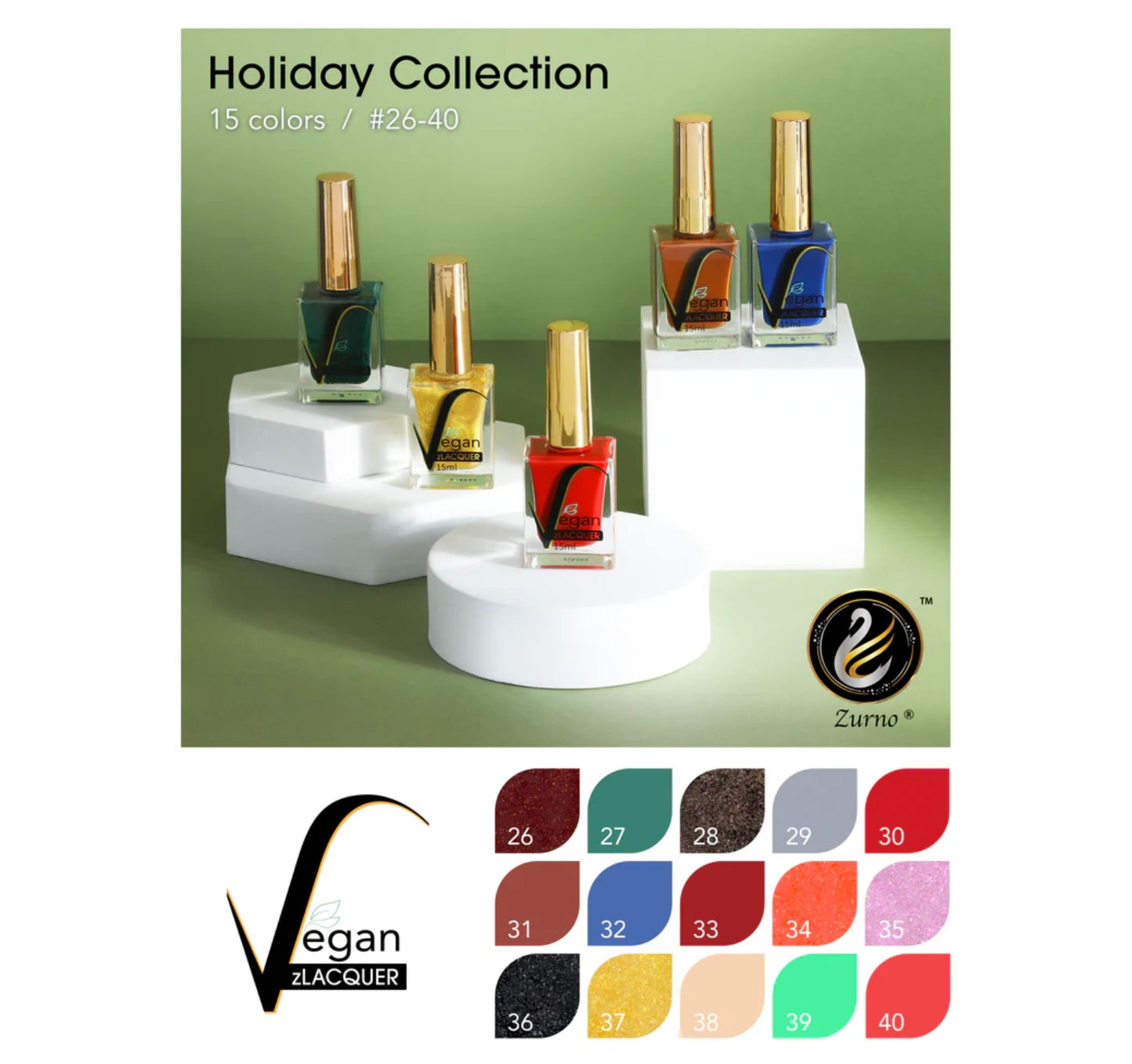 Polish zLacquer Holiday Collection #026-040 - WS
